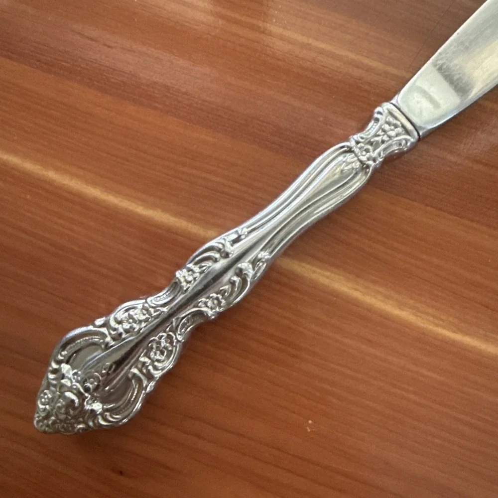 Oneida Michelangelo Heirloom Stainless Dinner Knives Set Of 4 9